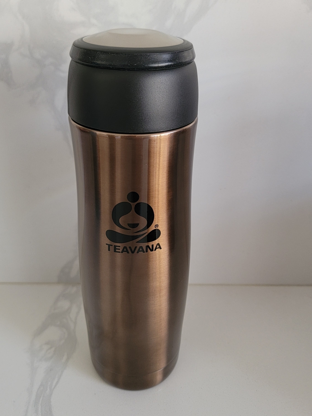 Teavana Metallic Bronze Travel Tumbler - Teavana
